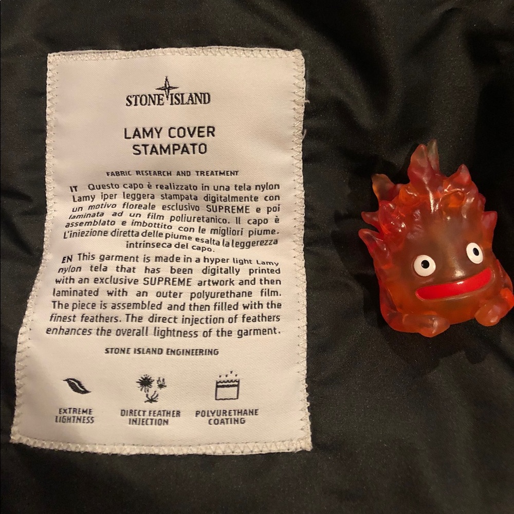 Supreme Stone island Lamy Cover Stampato Puffy - Picture 10 of 16